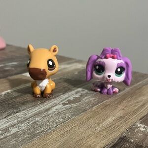 2 Littlest Pet Shop LPS toy bundle